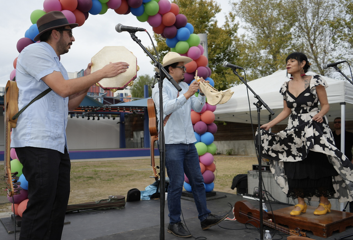 Son Jarocho band Cambalache performing at LA Plaza de Cultura y Artes Son Jarocho band Cambalache performing at LA Plaza de Cultura y Artes