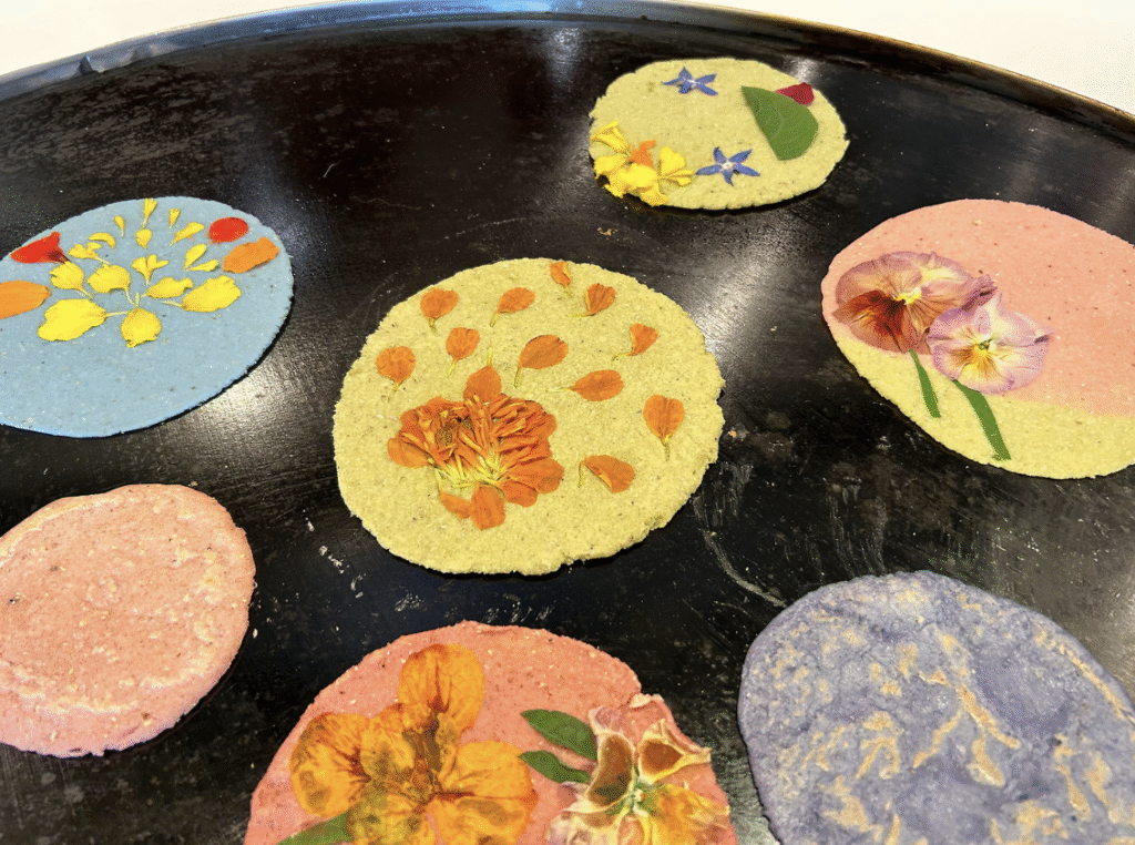 Pressed Flower Tortilla